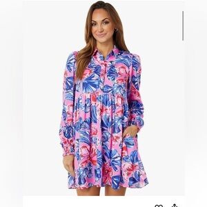NWOT Lilly Pulitzer Arlie Dress in Plumeria Pink in Size Large